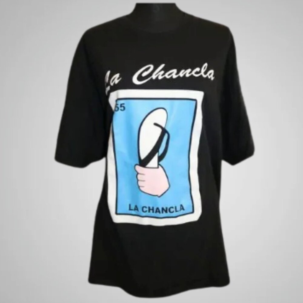 Loteria La Chancla Black T-Shirt (XL)